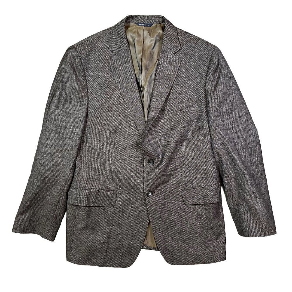 Banana Republic Modern Fit Men's Suit Sport Coat Jacket 100% Wool Size 42 Short